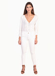 Jean tiro alto skinny para mujer - Flashy