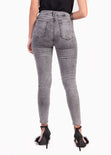 Jean tiro alto skinny para mujer - Flashy