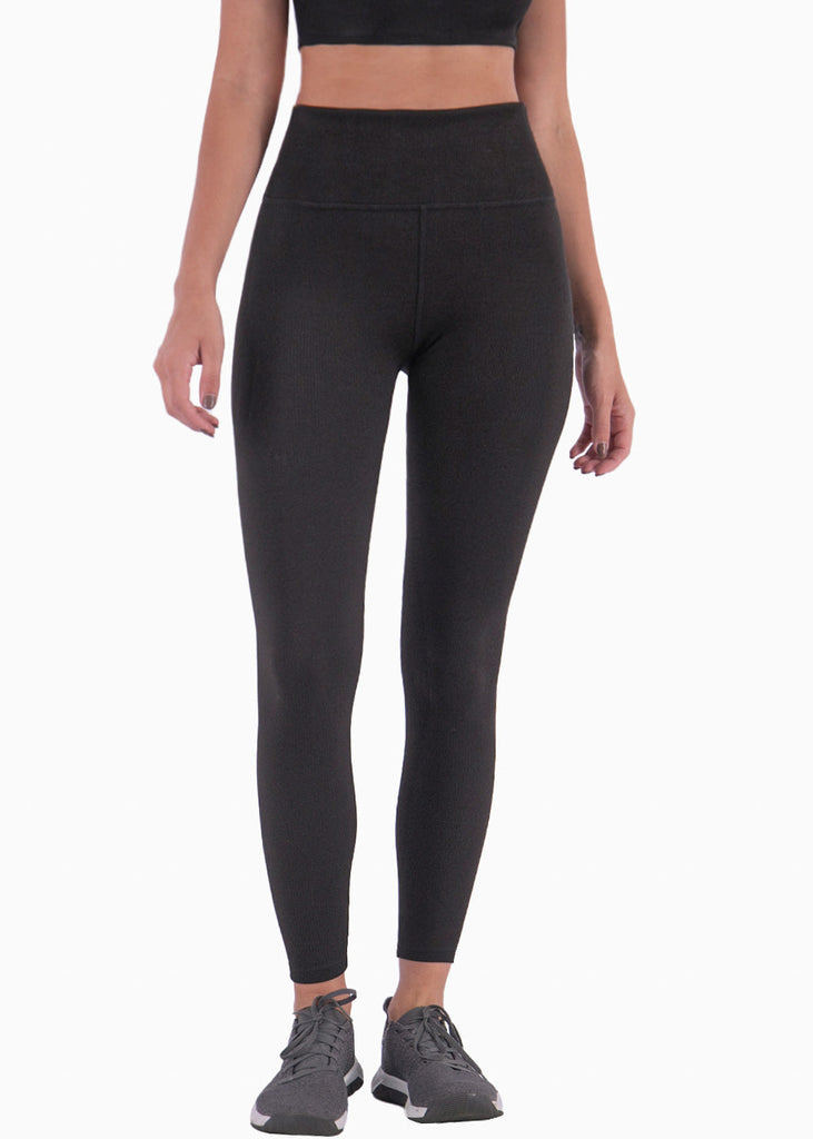 Legging deportivo color negro para mujer - Flashy