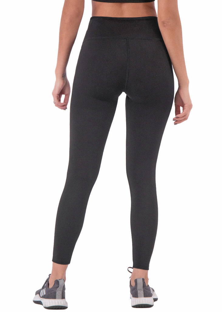 Legging deportivo color negro para mujer - Flashy