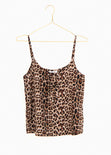 Blusa leopardo anudada para mujer - Flashy