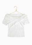 Blusa off shoulder cruzada para mujer - Flashy