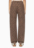 Pantalón tipo momfit estampado - CARACAS