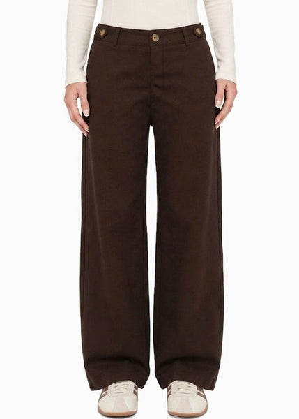 Pantalón tipo sastre con detalles en la pretina - NATA