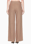 Pantalón wide leg con pretina larga cruzada - MINNESOTA