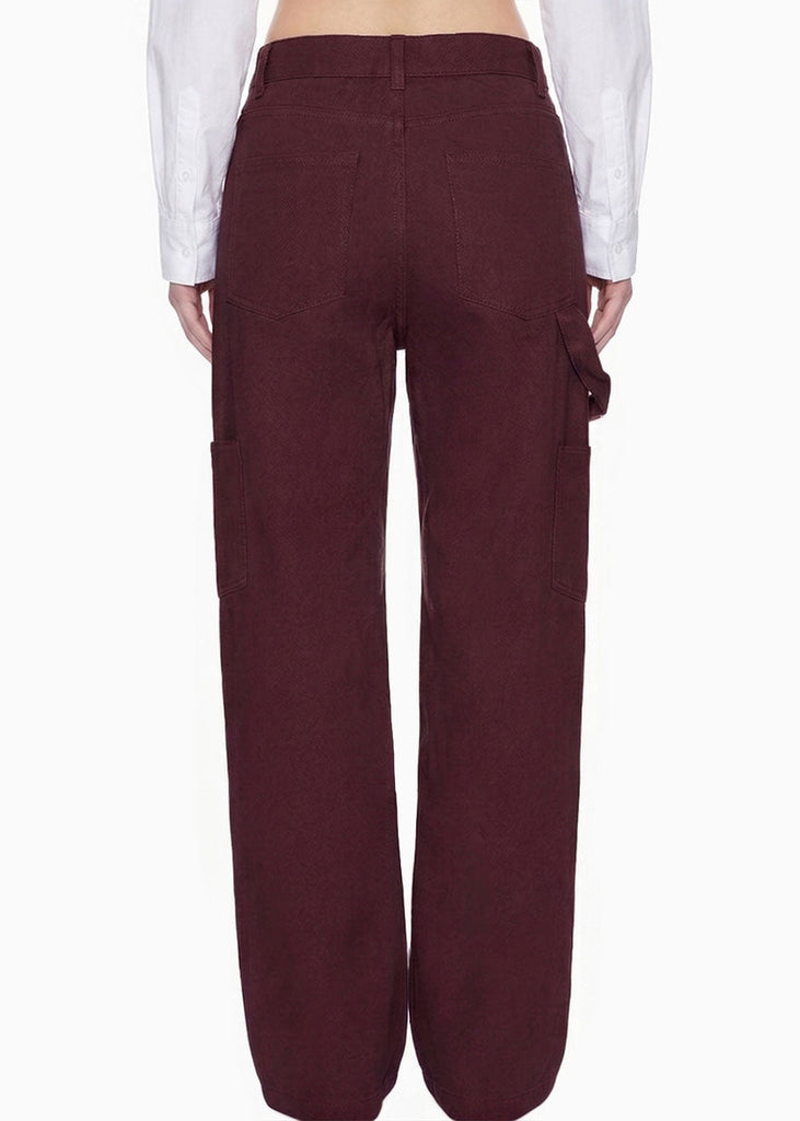Pantalón Wide Leg tipo cargo  - MONACO.VINO