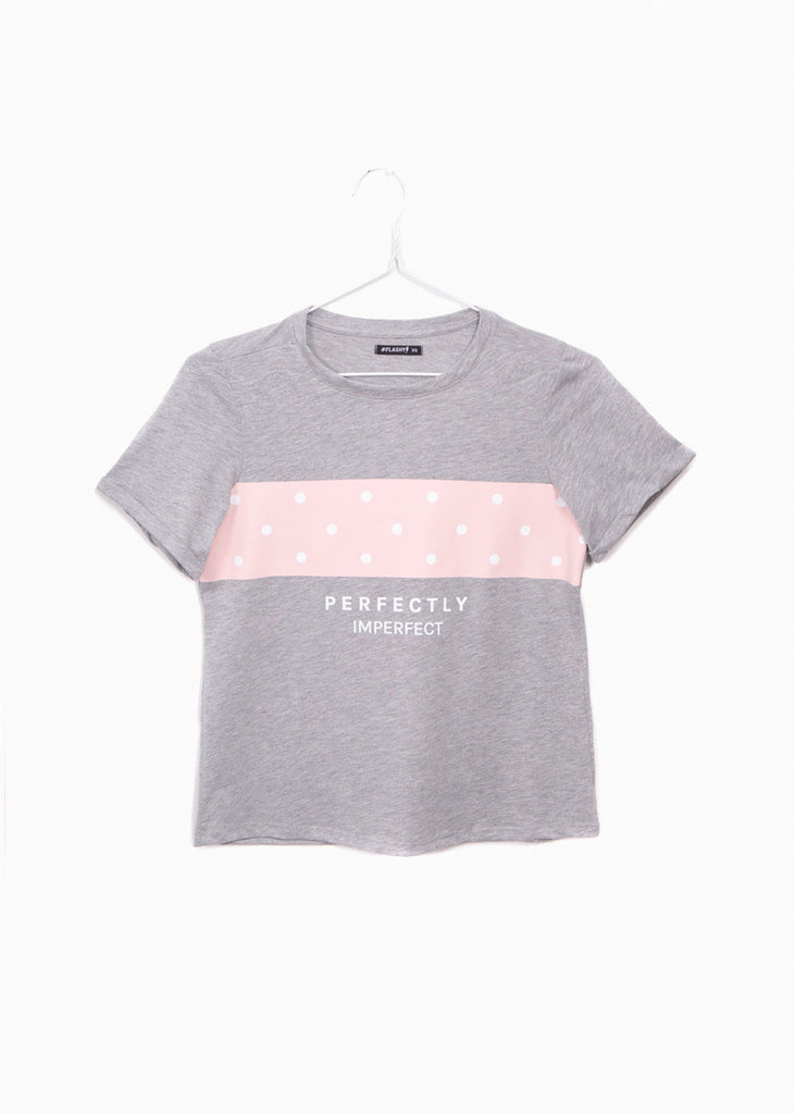 Camiseta estampada "Perfectly" para mujer - Flashy