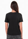 Camiseta estampada "Rock & Roll" para mujer - Flashy
