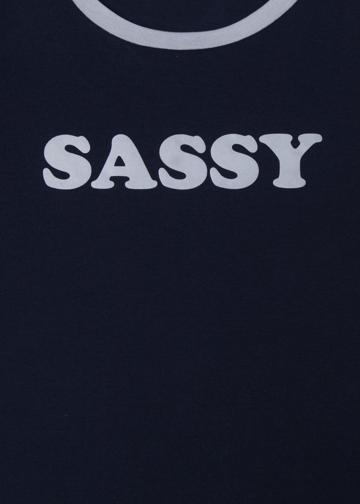Camiseta estampada "Sassy" para mujer - Flashy