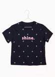 Camiseta estampada "Shine" para mujer - Flashy