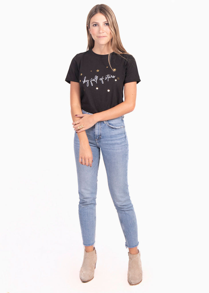 Camiseta estampada "Sky full of stars" para mujer - Flashy