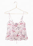 Blusa de flores con cinta para mujer - Flashy