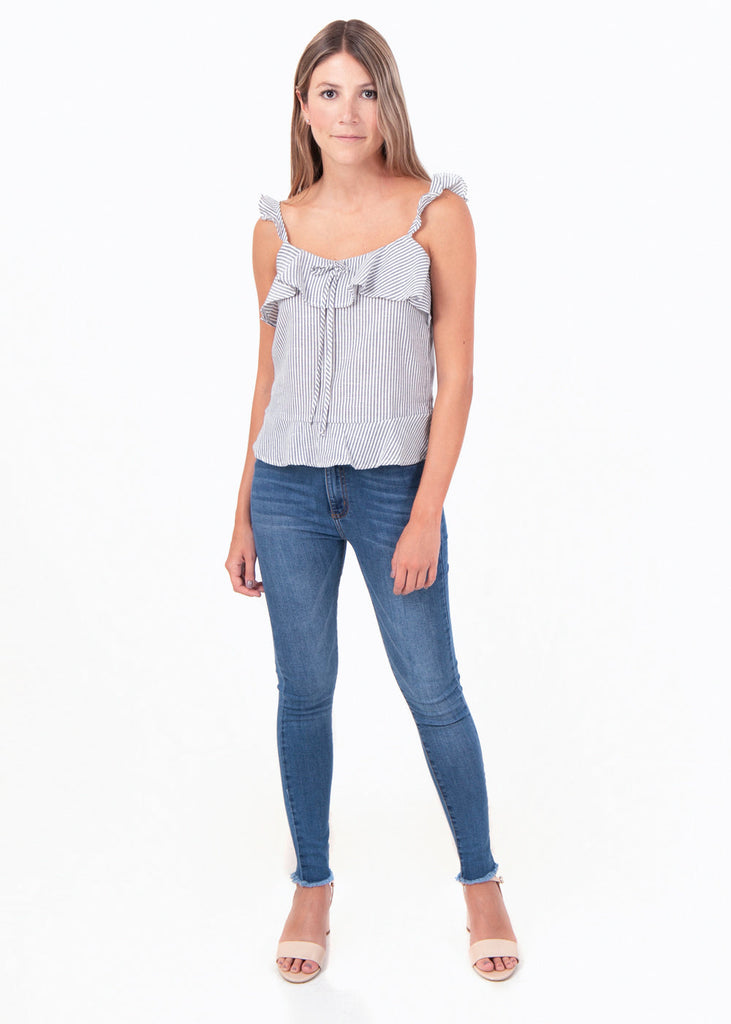 Blusa rayas con bolero para mujer - Flashy