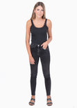 Blusa tiras encaje básica para mujer - Flashy