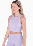 Top deportivo sin mangas color lila para mujer - Flashy