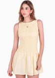 Vestido con top enresortado - COZUMEL
