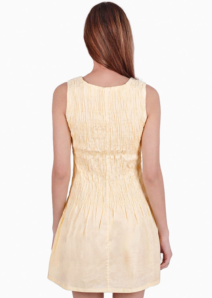 Vestido con top enresortado - COZUMEL