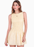 Vestido con top enresortado - COZUMEL